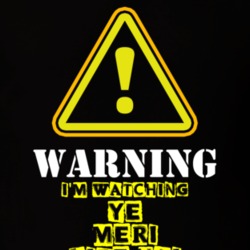 Ye Meri Life Hai Rahil Azam Ashmit TV Show Warning I'm Watching Funny T Shirt 6312232