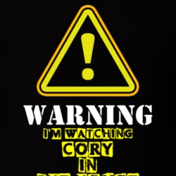 Cory in the House Jason Dolley Newt Livingston TV Show Warning I'm Watching Funny T Shirt 6312755
