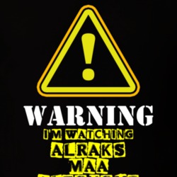 AlRaks Maa AlZohour Donia Samir Ghanem Samah TV Show Warning I'm Watching Funny T Shirt 6319566