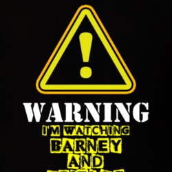 Barney And Friends Adrianne Kangas Linda TV Show Warning I'm Watching Funny T Shirt 6324455