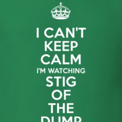 Stig of the Dump Thomas Brodie-Sangster Barney TV Show I Can't Keep Calm Parody T Shirt 6338482