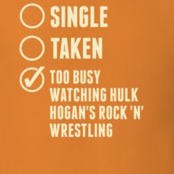 Single Taken Watching Hulk Hogans Rock n Wrestling T Shirt 6343677