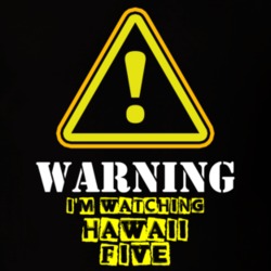 Hawaii Five-0 Alex O'Loughlin Steve McGarrett TV Show Warning I'm Watching Funny T Shirt 6358171