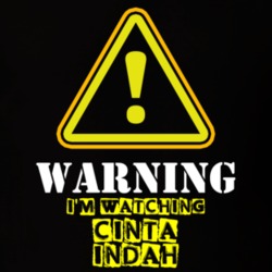 Cinta Indah Sandra Dewi Indah TV Show Warning I'm Watching Funny T Shirt 6364493