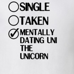 Single Taken Dating Uni the Unicorn Dungeons And Dragons T Shirt 6371368