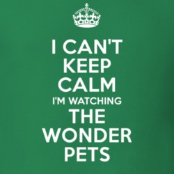 The Wonder Pets Cooper Corrao Ollie the Bunny TV Show I Can't Keep Calm Parody T Shirt 6375771