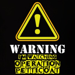 Operation Petticoat Jim Varney Seaman Doom And Gloom Broom TV Show Warning I'm Watching Funny T Shirt 6375823