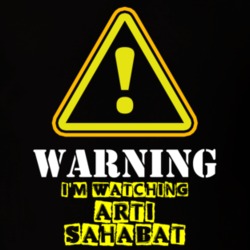 Arti Sahabat Irshadi Bagas Marcel TV Show Warning I'm Watching Funny T Shirt 6380302
