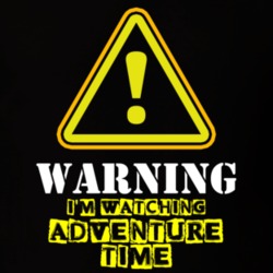 Adventure Time Cloris Leachman Marceline the Vampire Queen TV Show Warning I'm Watching Funny T Shirt 6384220