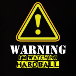 Hardball Joe Rogan Frank Valente TV Show Warning I'm Watching Funny T Shirt 6394352