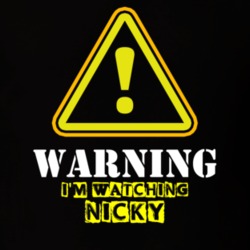 Nicky, Ricky, Dicky And Dawn Aidan Gallagher Nicky Harper TV Show Warning I'm Watching Funny T Shirt 6399354
