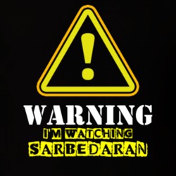Sarbedaran Afsaneh Bayegan Torkan Khatoon TV Show Warning I'm Watching Funny T Shirt 6402394