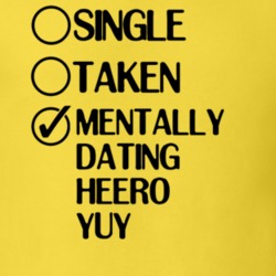 Single Taken Dating Heero Yuy Mobile Suit Gundam Wing T Shirt 6407373