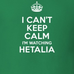 Hetalia - Axis Powers Daisuke Namikawa Italy TV Show I Can't Keep Calm Parody T Shirt 6422998