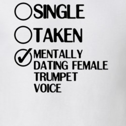 Single Taken Dating Female Trumpet Voice Teletubbies T Shirt 6426066