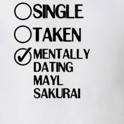 Single Taken Dating Mayl Sakurai MegaMan NT Warrior T Shirt 6439403