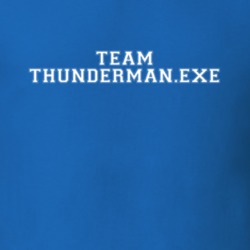 Team ThunderMan EXE TV Show MegaMan NT Warrior T Shirt 6481352