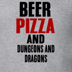 Beer Pizza And Dungeons And Dragons TV Show T Shirt 6551101