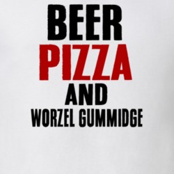 Beer Pizza And Worzel Gummidge TV Show T Shirt 6605771