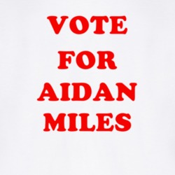 Vote For Aidan Miles Tv Show Death in Paradise T Shirt 6611136