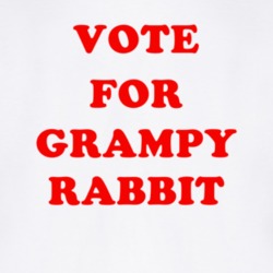 Vote For Grampy Rabbit Tv Show Peppa Pig T Shirt 6617487