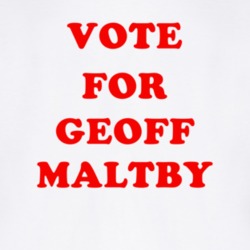 Vote For Geoff Maltby Tv Show Benidorm T Shirt 6638334
