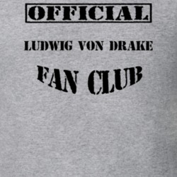 Ludwig Von Drake Mickey Mouse Clubhouse TV Fan Club T Shirt 6651936