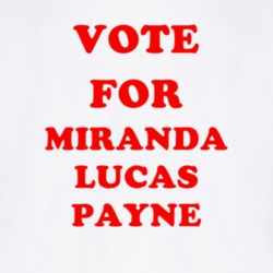 Vote For Miranda Lucas Payne Tv Show Tyler Perry's House of Payne T Shirt 6655541