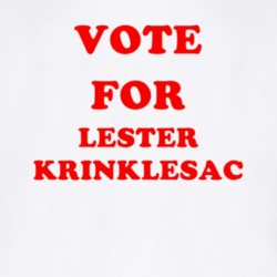 Vote For Lester Krinklesac Tv Show The Cleveland Show T Shirt 6656004
