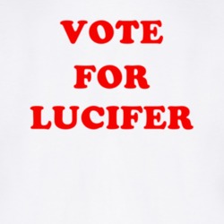 Vote For Lucifer Tv Show Supernatural T Shirt 6677033