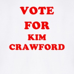 Vote For Kim Crawford Tv Show Kickin' It T Shirt 6700577