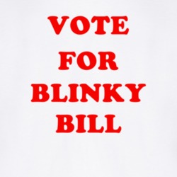 Vote For Blinky Bill Tv Show Blinky Bill's White Christmas T Shirt 6715125