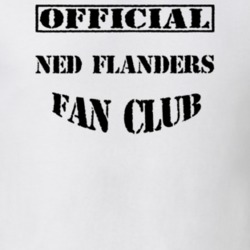 Ned Flanders The Simpsons TV Fan Club T Shirt 6752559
