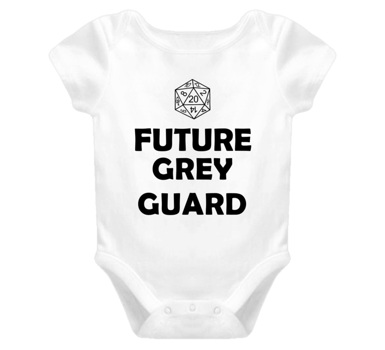 Future Grey Guard Role Playing Game Baby One Piece