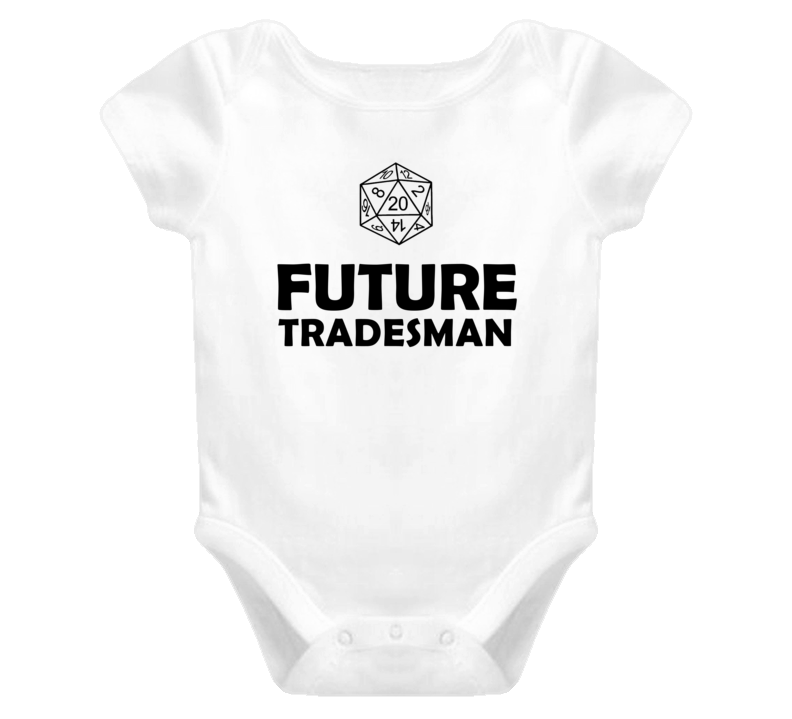 Future Tradesman Role Playing Game Baby One Piece