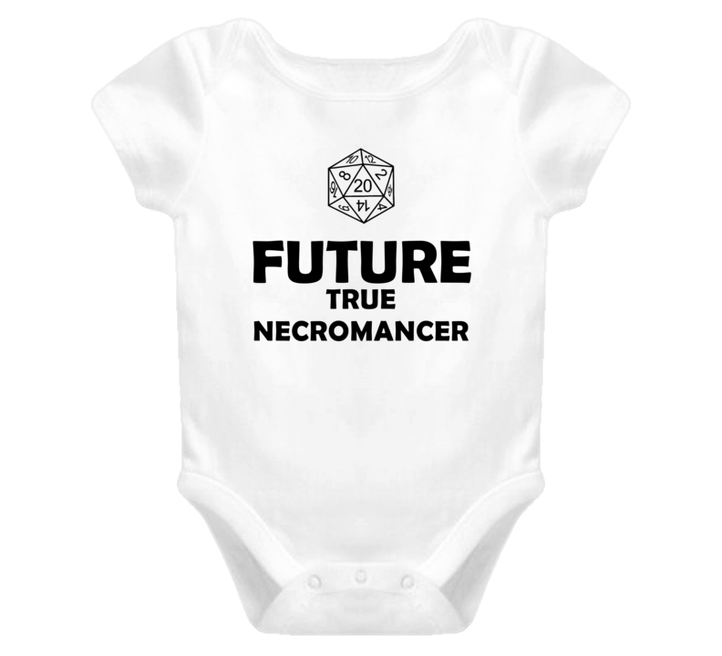 Future True Necromancer Role Playing Game Baby One Piece