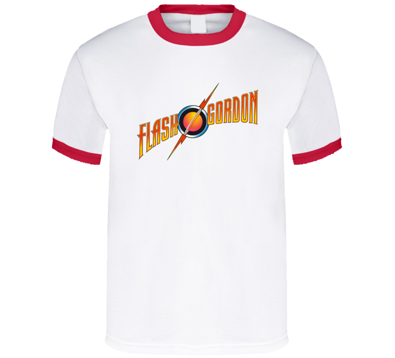 Flash Gordon Logo Pulp Hero Movie Book Comic T Shirt