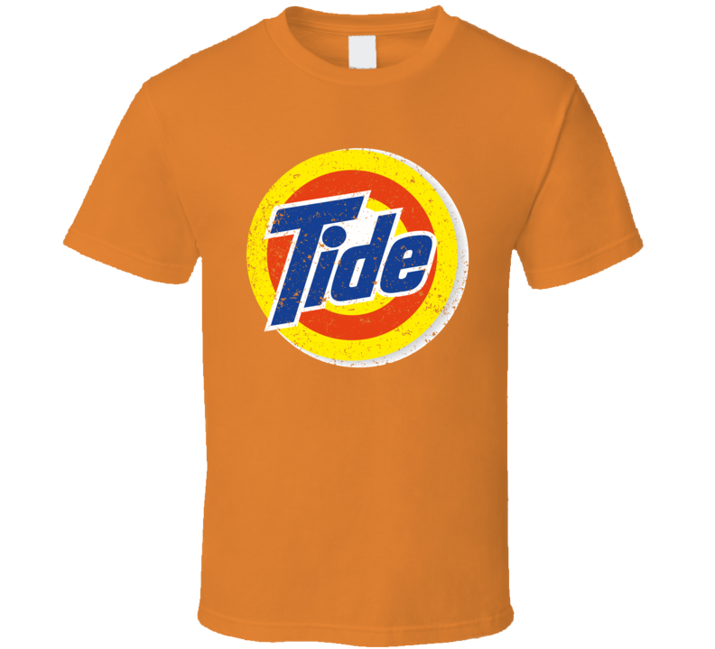 Tide Logo Detergent Laundry Distressed T Shirt