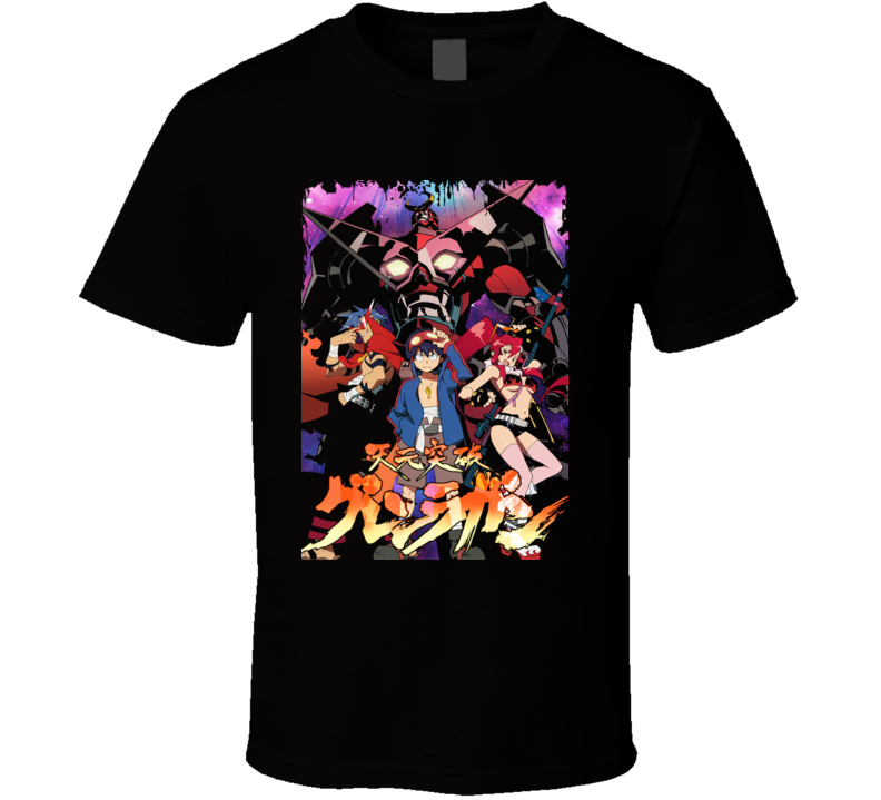 Tengen Toppa Gurren Lagann Anime Tv Show T Shirt