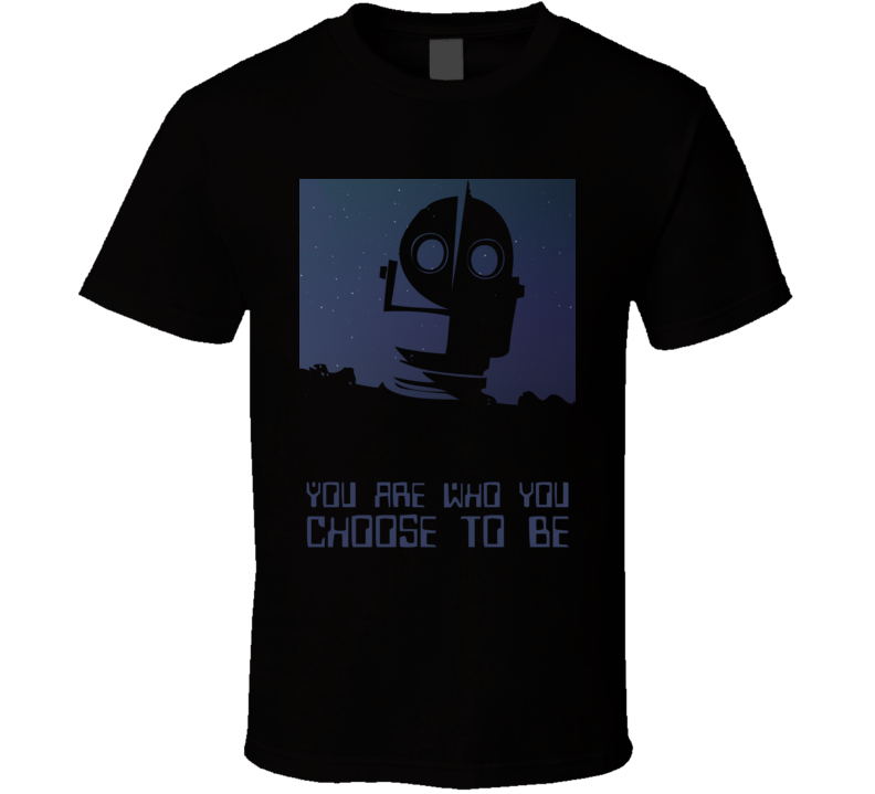 Iron Giant Movie Cult Classic Head Choose Quote T Shirt Iron Giant Movie Cult Classic Head Choose Quote T Shirt