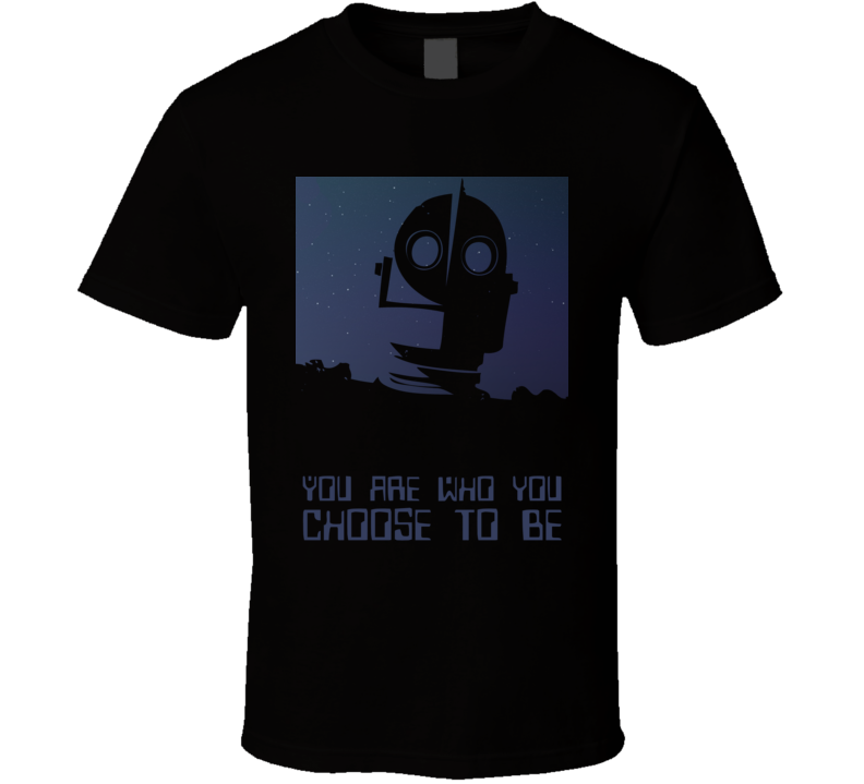 Iron Giant Movie Cult Classic Head Choose Quote T Shirt