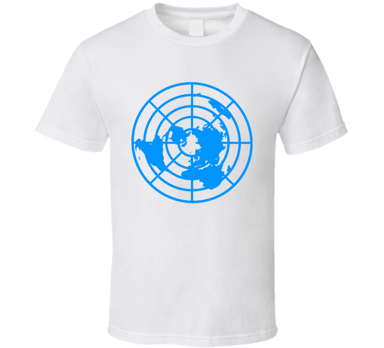 Flat Earth Society Logo Un Truth Seeker Conspiracy Flatty T Shirt