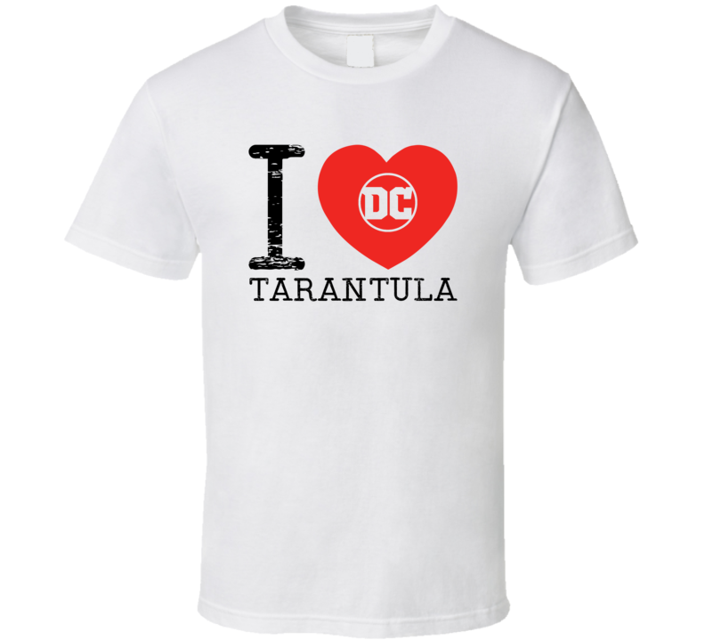 Tarantula I Love Heart Comic Books Super Hero Villain T Shirt Tarantula I Love Heart Comic Books Super Hero Villain T Shirt