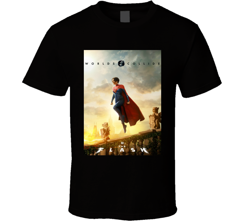 Flash Movie Dc Superhero Supergirl Super Hero T Shirt