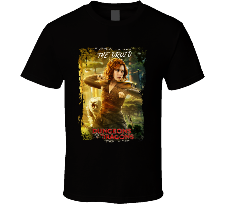 Dungeons Dragons Honor Among Thieves Movie Druid T Shirt