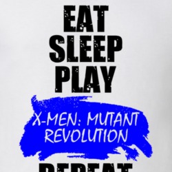 X Men Mutant Revolution Board Game Eat Sleep Repeat T Shirt 26859968