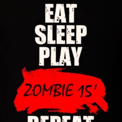 Eat Sleep Repeat Zombie 15 Board Game T Shirt 26859970