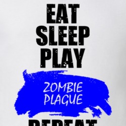 Zombie Plague Board Game Eat Sleep Repeat T Shirt 26860125