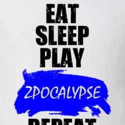 Zpocalypse Board Game Eat Sleep Repeat T Shirt 26860151