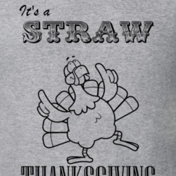Its a Straw Thanksgiving Name Parody Funny T Shirt 32864754